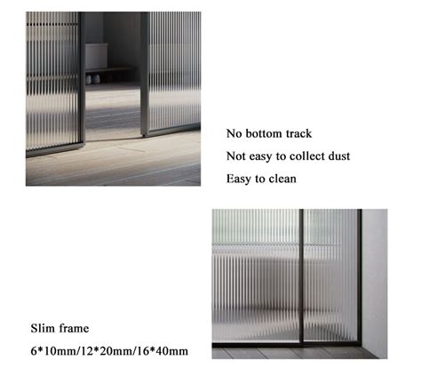 Hdsafe Modern Black Large Panel Soft Closing 8mm Glass Door Customized