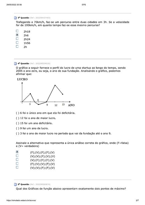 Prova Matematica Matematica Empresarial