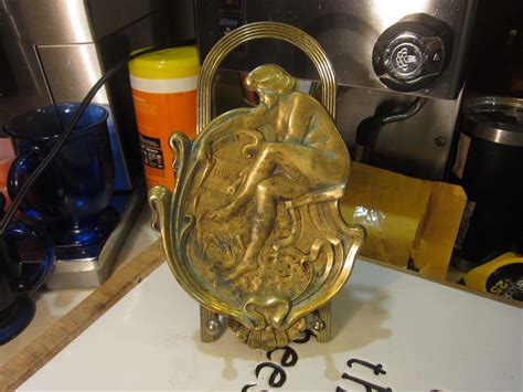 Vintage Metal Nude Tray Schlick Budapest Historic Company Etsy