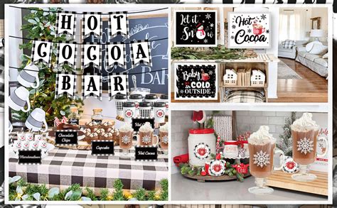 Hot Cocoa Bar Supplies Decoration Hot Cocoa Bar Banner