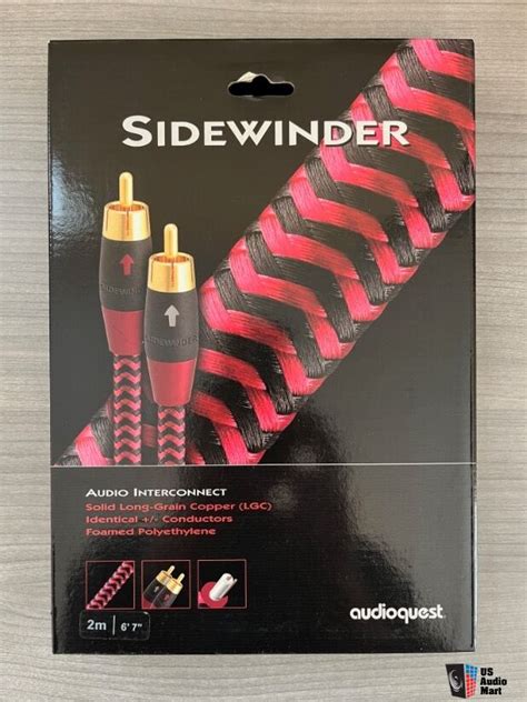 AudioQuest Sidewinder Stereo Interconnect Cables With RCA Plugs 2