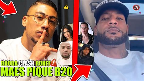 MAES M3NACE D ATTRAPER BOOBA IL REAGIT ROHFF CLASH BOOBA IL RÉPOND