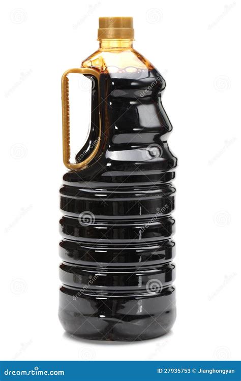 Soy Sauce Bottle Stock Image Image Of Cooks Black Beans 27935753