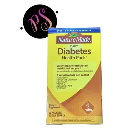 Nature Made Daily Diabetes Health Pack 60 Packets Lazada Ph