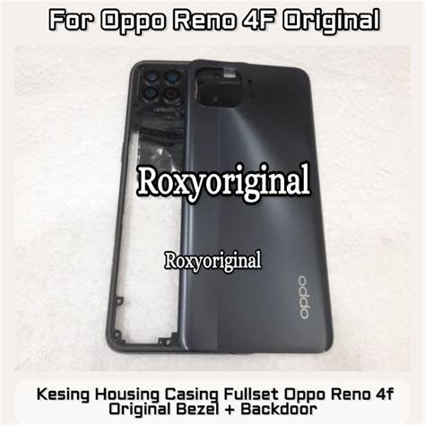 Jual Kesing Housing Fullset Oppo Reno F Backdoor Backdor Back Casing