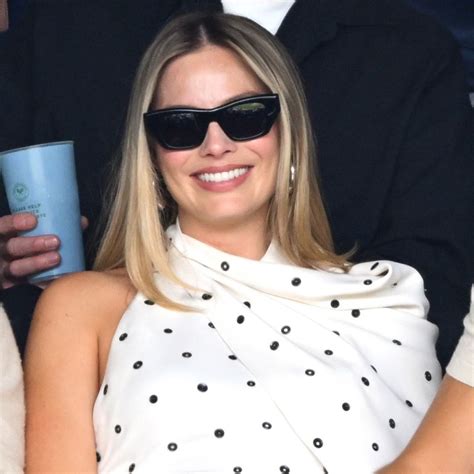 Margot Robbie Debuts Her Maternity Style At Wimbledon