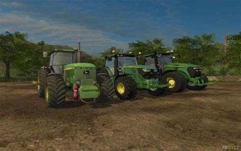 John Deere Tractors Pack FS15 Mods FS15 LT