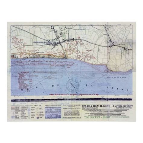 Detailed Map Of Omaha Beach