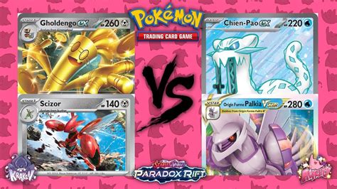 Pokemon Tcg Final Gholdengo Ex Vs Chien Pao Ex Tabletop Game