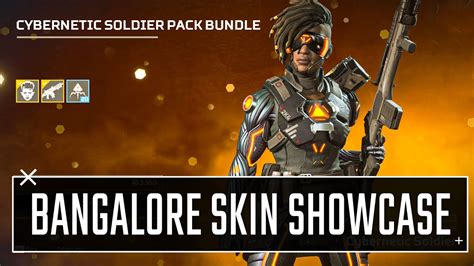 Bangalore Cybernetic Soldier Skin Showcase Apex Legends Youtube