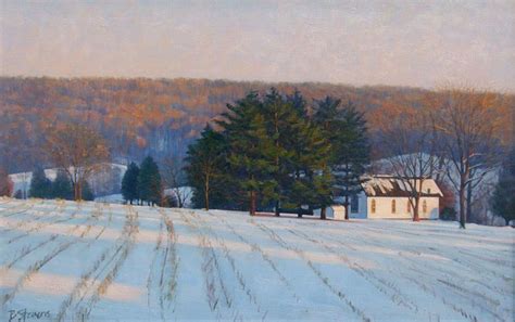 Evensong Landscape Painting Oil Painting Virginia Landscape Painting