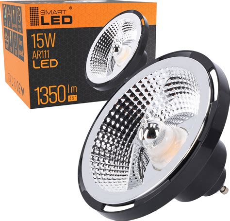 Żarówka LED AR111 15W GU10 1350lm 45st neutralna halogenowa z