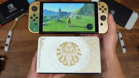 Nintendo Switch Zelda Tears Of The Kingdom OLED Unboxing YouTube