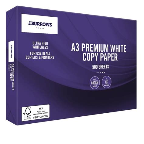 Premium White A3 Copy Paper, GSM: 80 at Rs 400/pack in Mumbai | ID ...