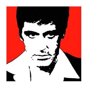 AL PACINO TONY MONTANA SCARFACE Portrait Comics Poster By Artista