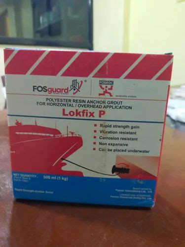 Fosroc Lokfix P Polyester Resin Anchor Grout For Waterproofing