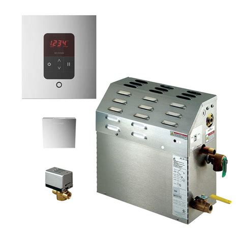 Mr Steam 9kw Steam Bath Generator With Itempo Autoflush Square Package