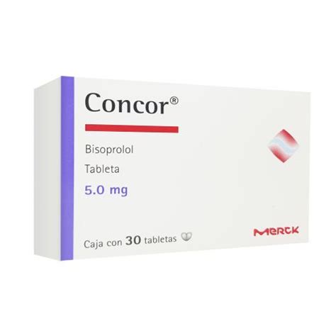 Concor Mg Tableta Distribuidor De Merck Cmc