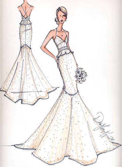 Wedding Dress Illustrations Wedding Dress Sketches Fashion Illustration Dresses Sketches