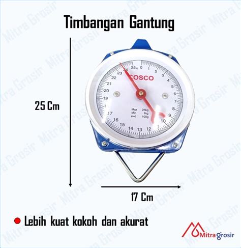 Timbangan Gantung Besi Timbangan Gantung Jarum Kg Hanging Scale