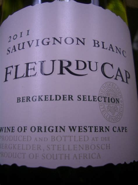 Fleur Du Cap Sauvignon Blanc Ml