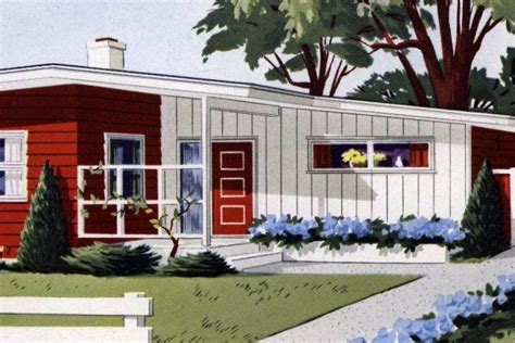 150 Vintage 50s House Plans Used To Build Millions Of Mid Century Homes