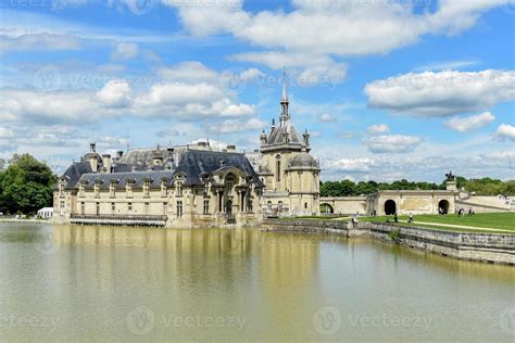 Chateau de Chantilly, historic chateau located in the town of Chantilly ...