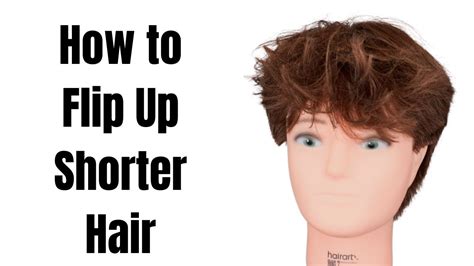 How To Flip Up Short Hair In The Front TheSalonGuy YouTube