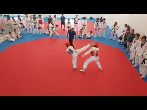 Cinta Marr N Vs Cinta Negra Taekwondo Youtube