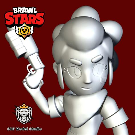 Stl File Shelly Brawl Stars・3d Print Design To Download・cults