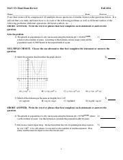 Mat Pre Calculus Algebra Cpcc