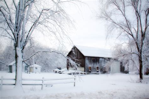 Snowy Barn Winter Rural - Free photo on Pixabay - Pixabay