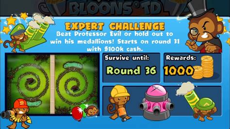 Bloons Td Battles Professor Evil Challenge In Btd Battles Week