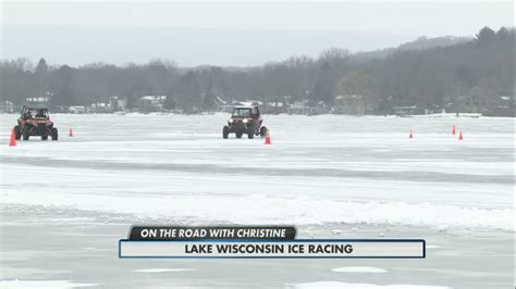 On The Road Lake Wisconsin Ice Racing 2416 Youtube