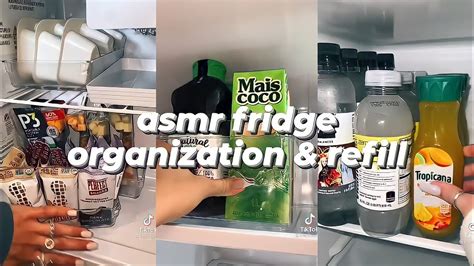 Asmr Fridge Organization And Refill Satisfying Relaxing Videos