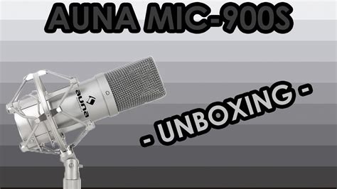 Auna Mic S Unboxing Test Youtube