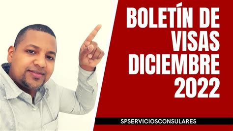 BoletÍn De Visas Diciembre 2022 Visa Bulletin December Youtube