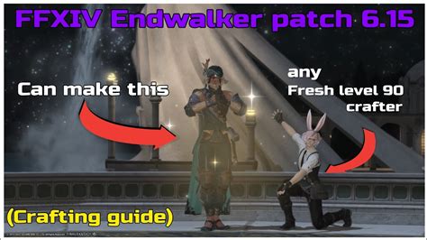 What To Do As A Fresh Level 90 Crafter In FFXIV Endwalker YouTube