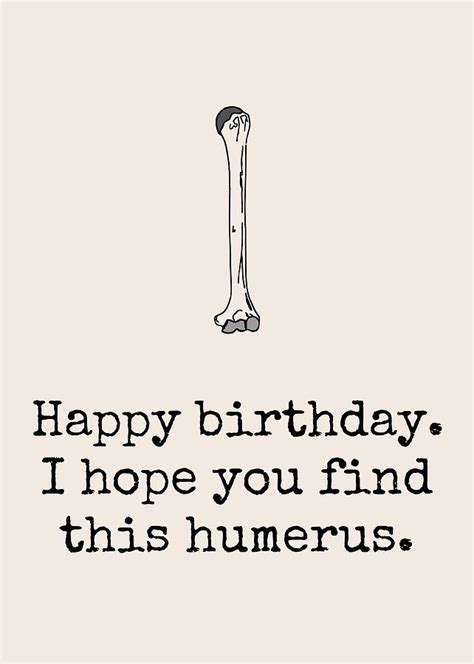 Archeologist Birthday Card - Funny Archeology Birthday Card - Anatomy ...