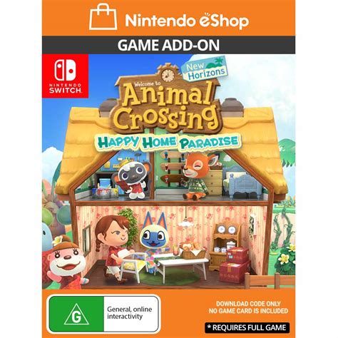 Animal Crossing New Horizons Happy Home Paradise Game Add On