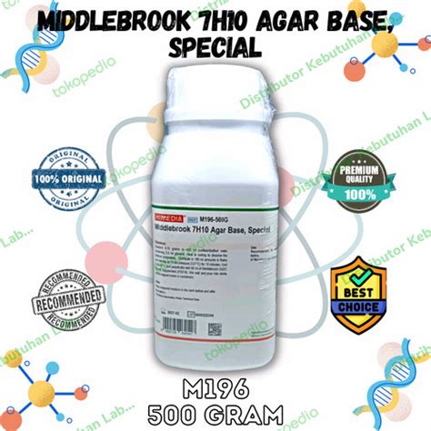 Jual Middlebrook H Agar Base Special Media Mikrobiologi Gram