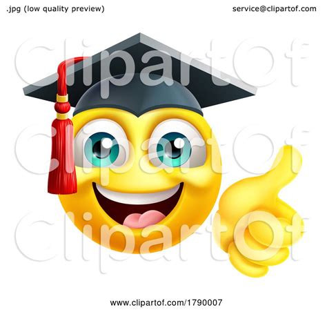 Education School College Graduate Emoji Emoticon By Atstockillustration