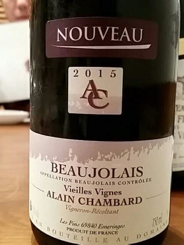 Alain Chambard Vieilles Vignes Beaujolais Nouveau Vivino Australia