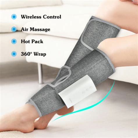 Heated Leg Massager Calf Massager Wraps With Air Compression Lulunami