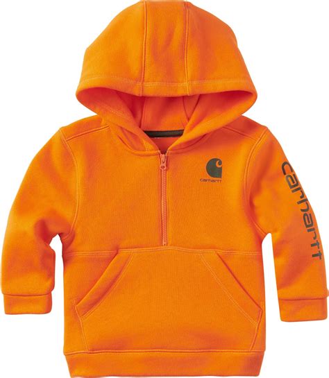 Carhartt Toddler Boys Half Zip Fleece Hoodie