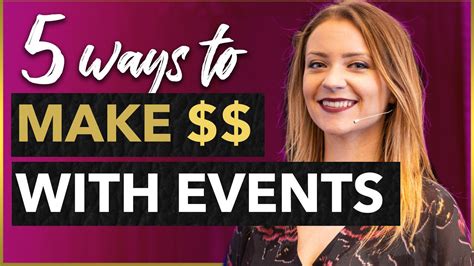 How To Make Money With Live Events In Your Business Youtube