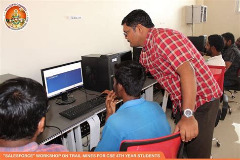 Salesforce Workshop On Trail Mines For Cse Th Year Students