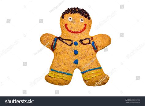 Smiling Gingerbread Man Stock Photo 536230582 Shutterstock