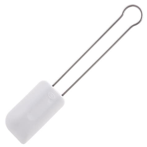 Spatule De Cuisine Rosle Acier Inoxydable Silicone Blanc Cm