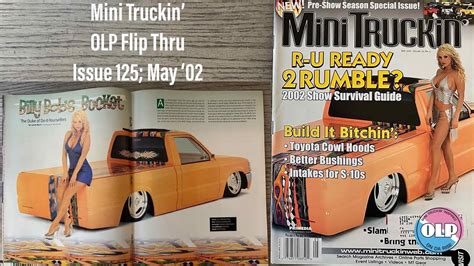 Mini Truckin Magazine Issue 125 May 2002 YouTube